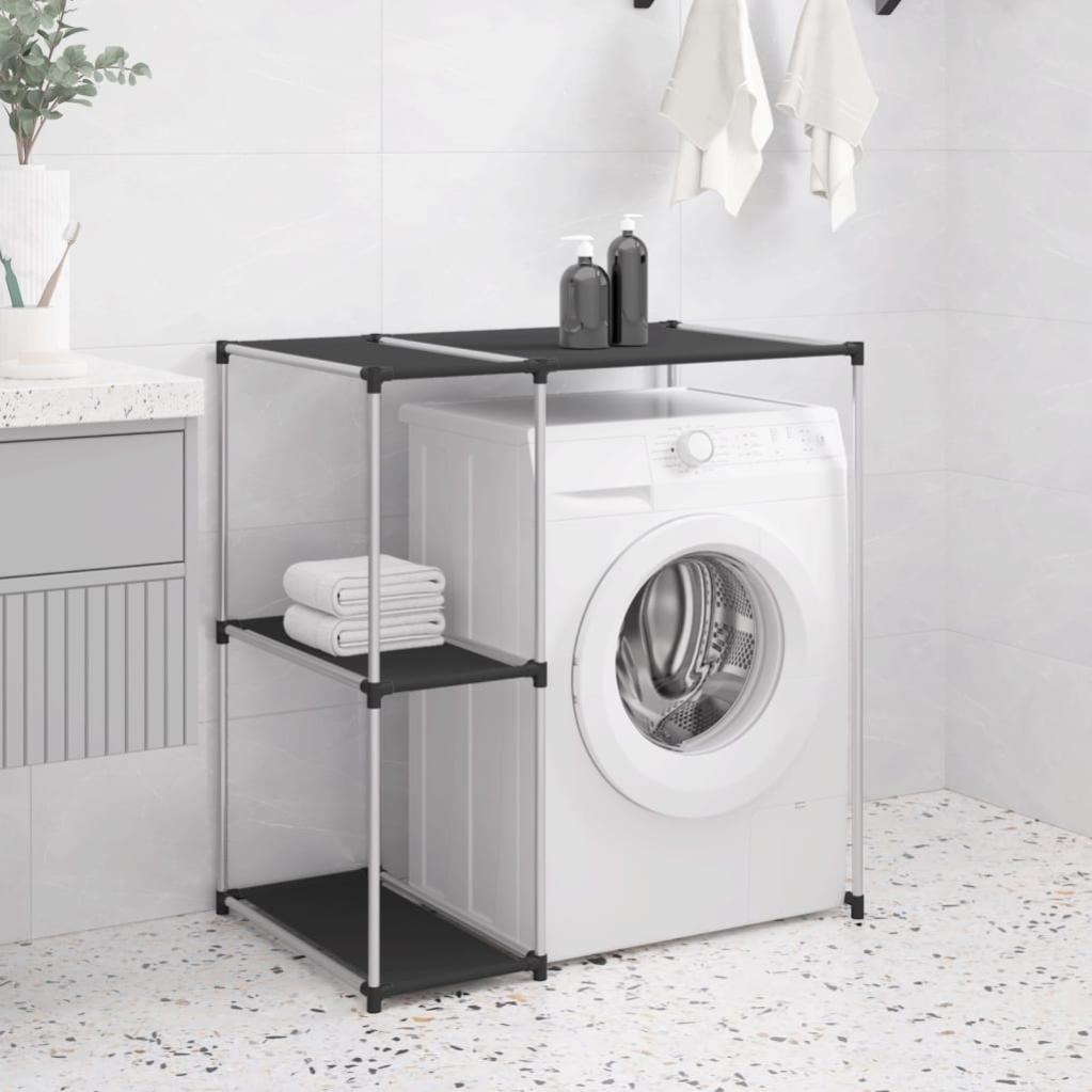 VidaXL Struttura Per Lavabo A Parete Nera – Ferro, 79x38x31 Cm, Per Bagno O Cucina