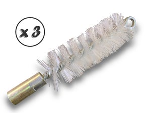 Kit De 3 Brosses à Cire Pour Snowboard - Nylon, Crin De Cheval, Laiton - Manche En Bois - Pour Ponçage, Polissage, Entretien