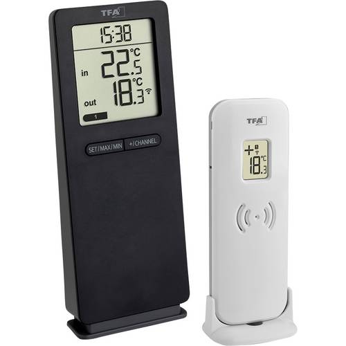 TFA Dostmann Funk-Thermometer LOGOneo Thermomètre numérique