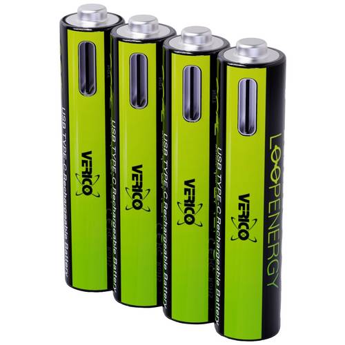 Verico LoopEnergy USB-C Pile rechargeable LR3 (AAA) Li-Ion 600 mAh