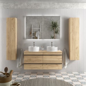 Muebles de baño con doble lavabo