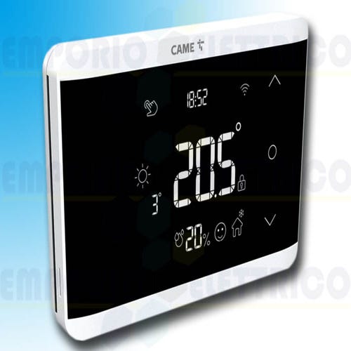 Cronotermostato Touch Screen Wifi Bianco CAME TH/700 WH WIFI WALL