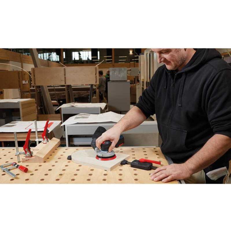 Bessey WNSSETMFT Juego de 2 abrazaderas de fijación horizontal para