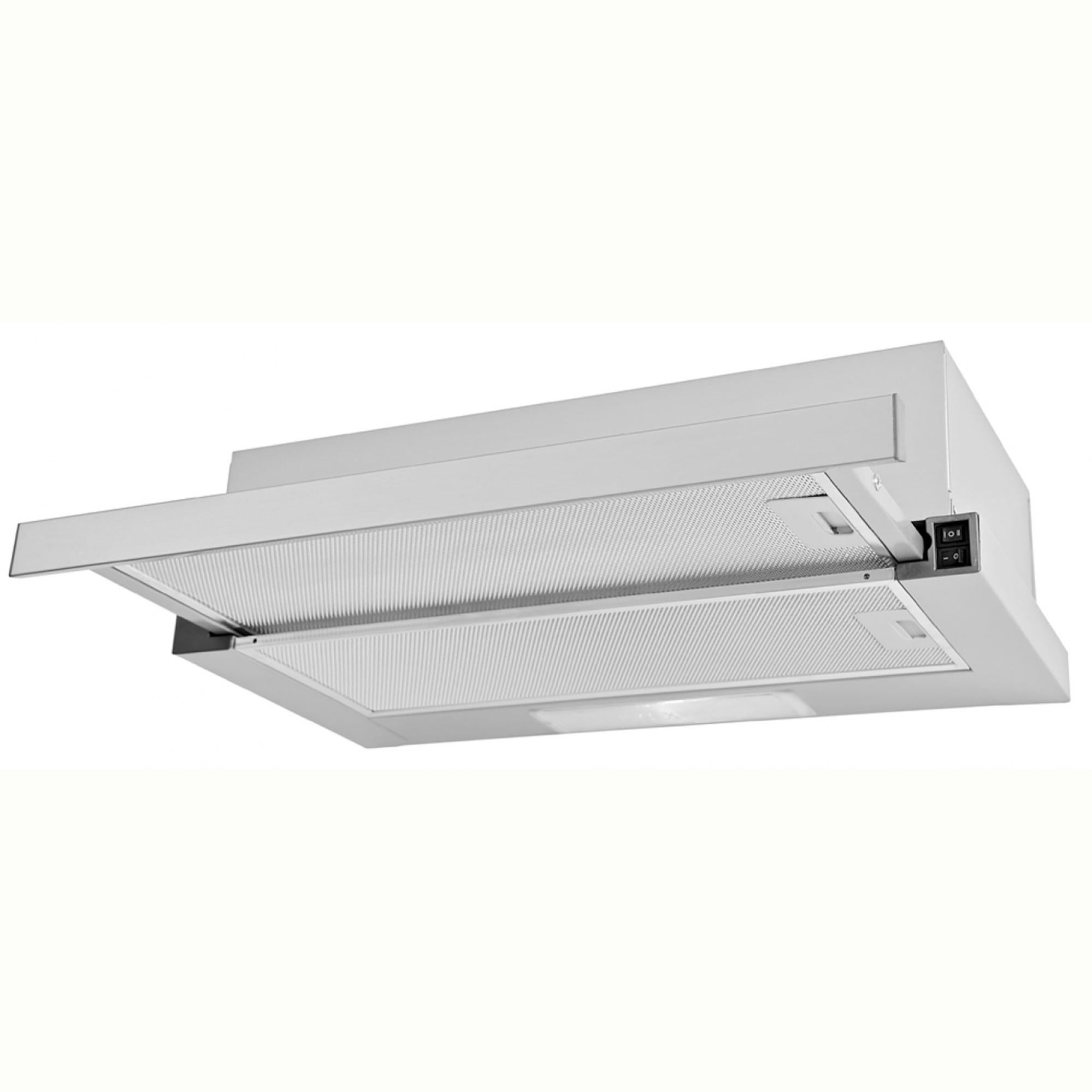 AEG DUB2621M Cappa Aspirante Sottopiano 60 Cm Acciaio Inox - 3 Velocità + Intensiva, Tasti SoftTouch