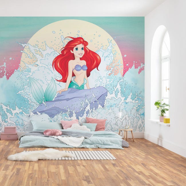 Ariel - La Petite Sirène multicolore - 300 x 280 cm - Komar