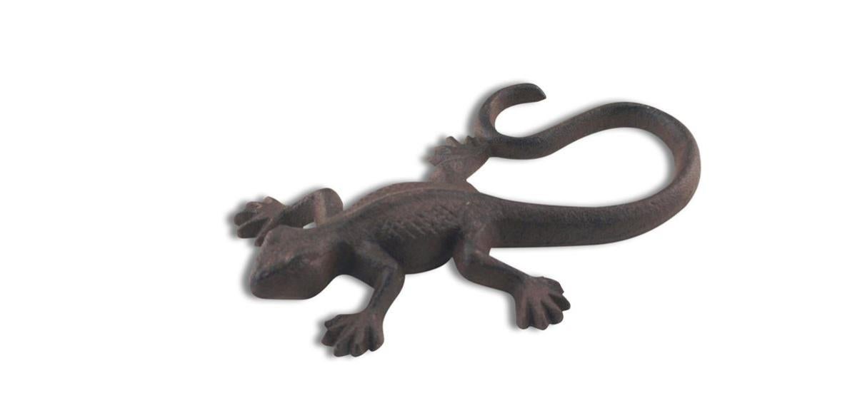 Signes Grimalt Figura Decorativa Lucertola In Metallo - Design Barcellona 15cm - 6