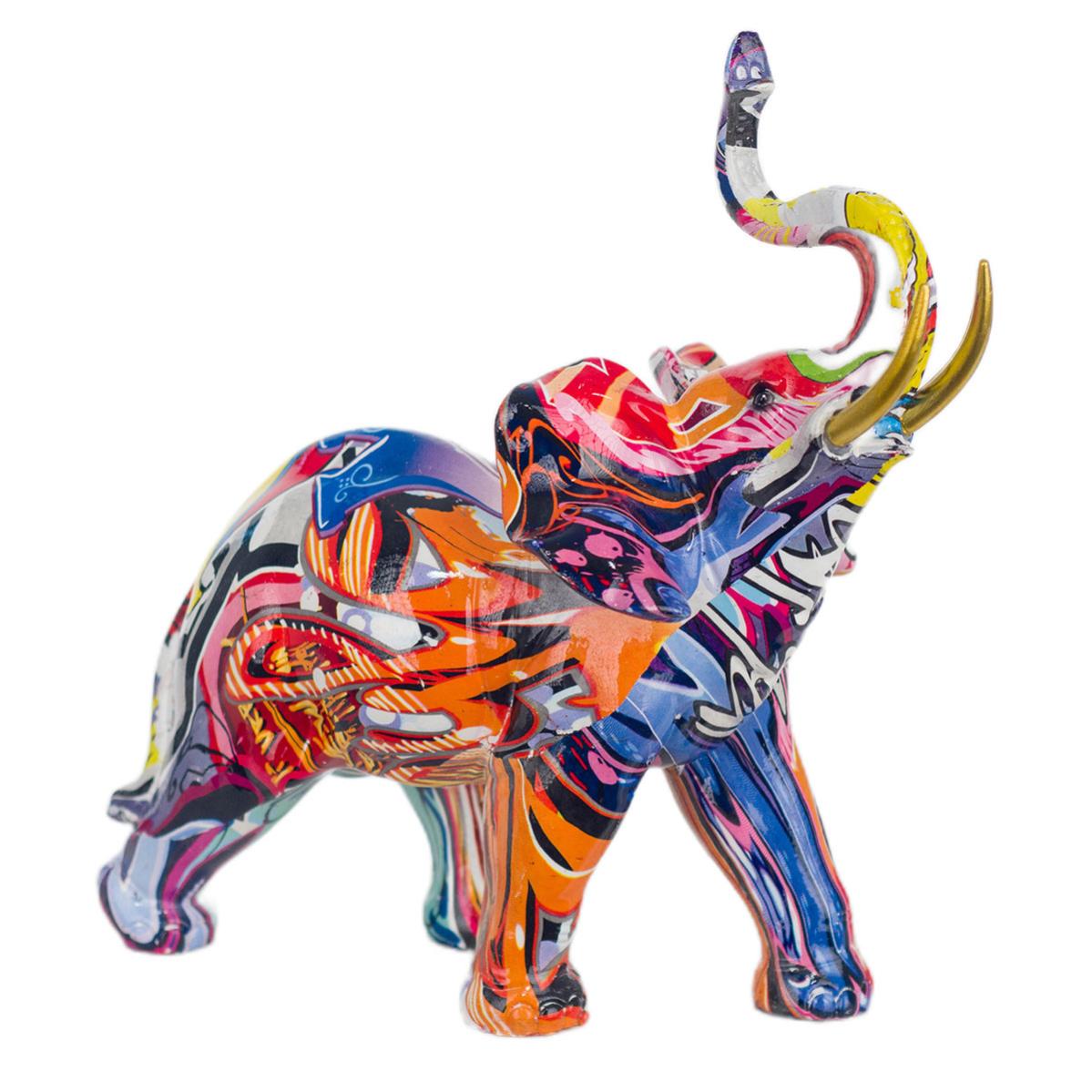 Figure d'éléphant Signes Grimalt By Sigris Multicolore Leroy Merlin