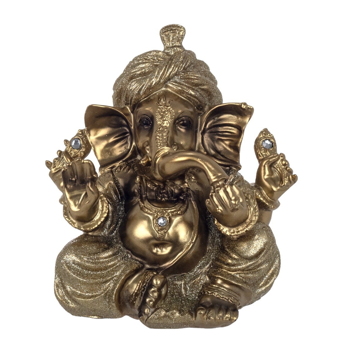 By sigris ganesh sentado dorado figuras budas colección oriental signes grimalt decor and go