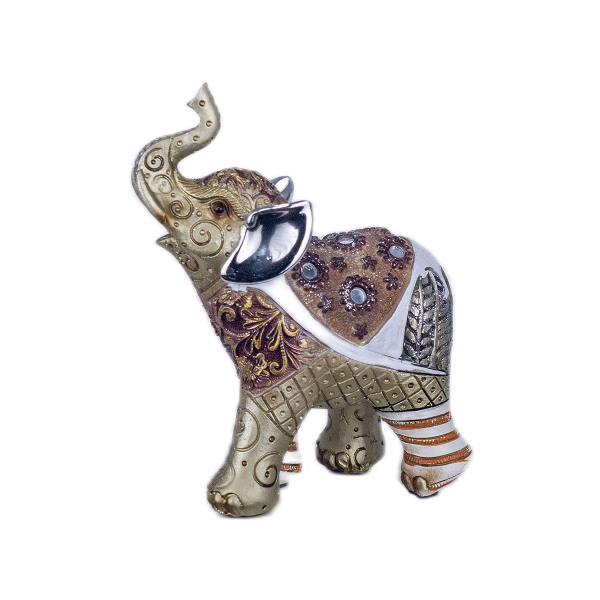 By sigris figura elefante gris de resina 16x6x13cm figura de elefante decoración hogar figuras de resina para jardin