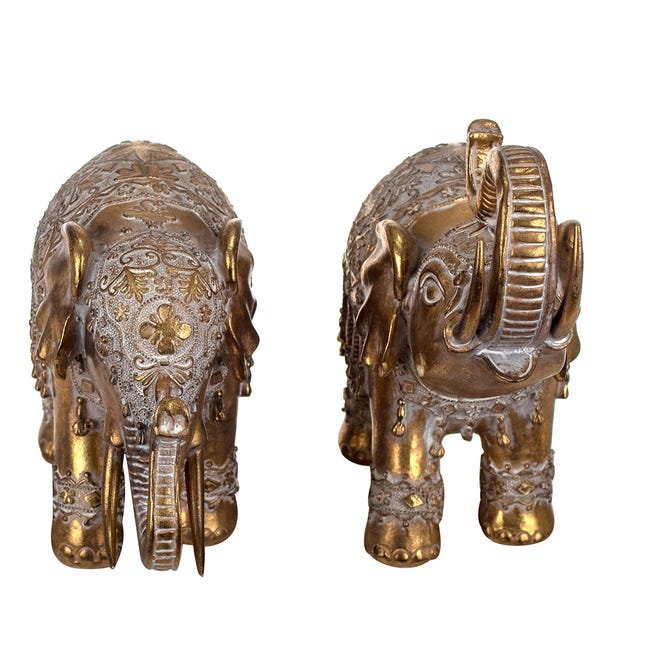 Signes Grimalt - Elefantes Decoracion Figuras, Figuras Decoracion, Elefante  de la Suerte - Modelo 1 BY SIGRIS