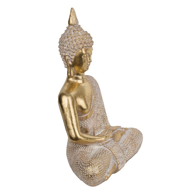 Signes Grimalt By SIGRIS - Figura monje no ve-oye-habla Verde de Resina, Figura de Buda Figuras Decorativas Decoracion Salon 17x10x6cm