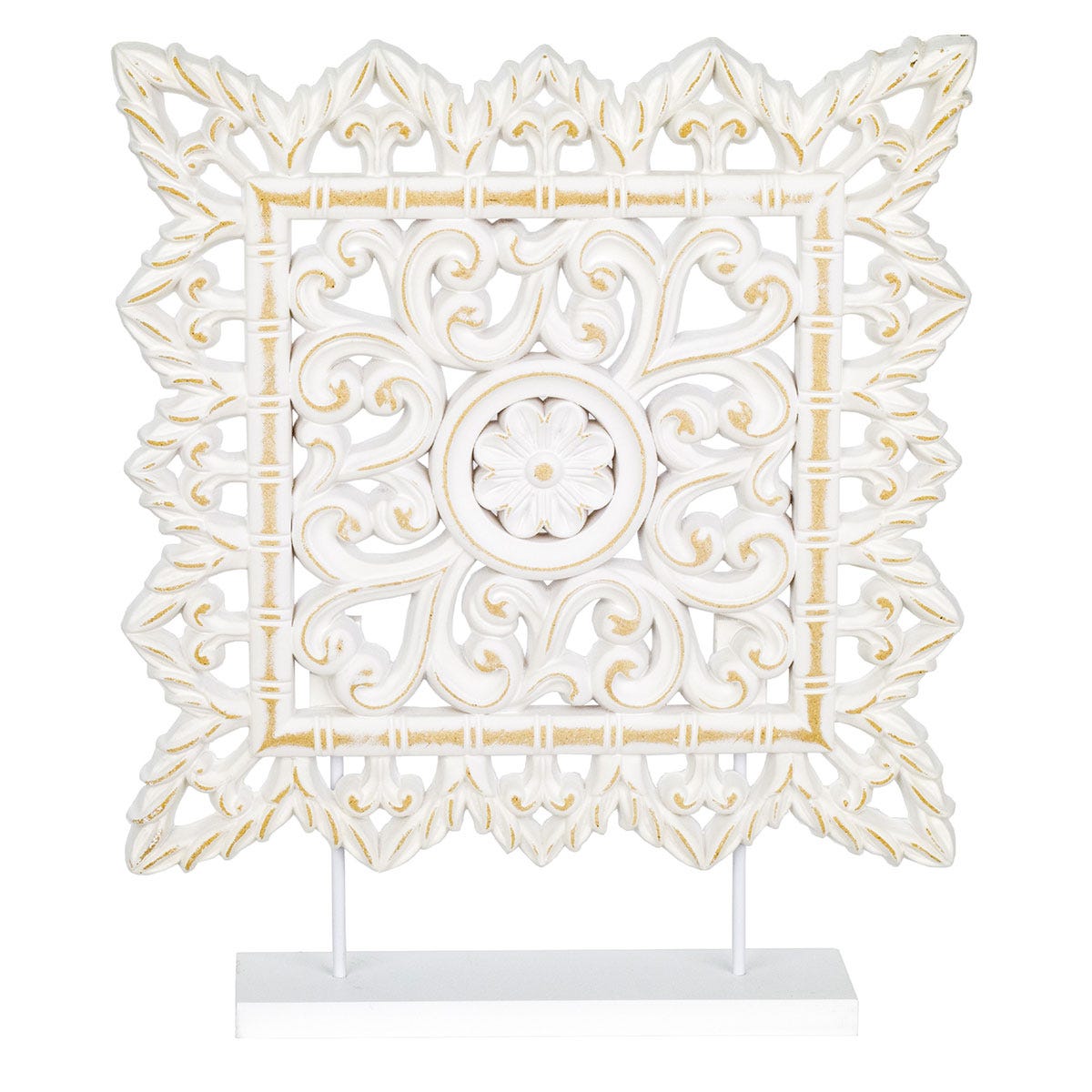 Signes Grimalt By SIGRIS - Adorno con base Mosaico Marrón de Mdf, Figura Figuras  Decorativas Decoracion Salon 40x48x8cm