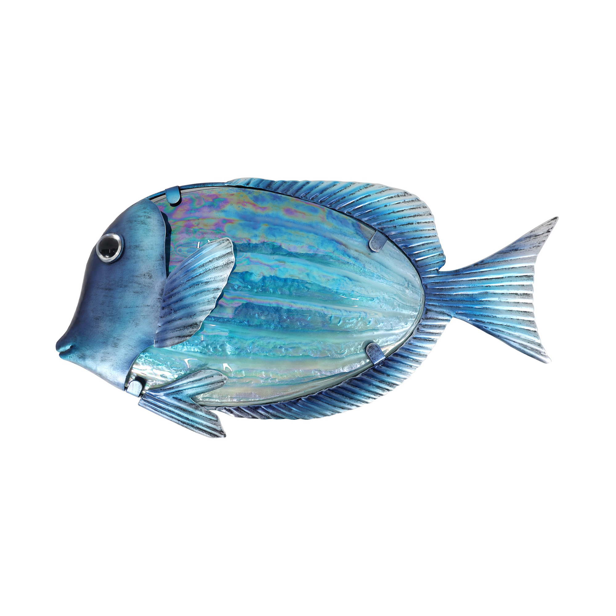 Signes grimalt by sigris - adorno pez adorno pared jardin azul - 20x4x37 cm