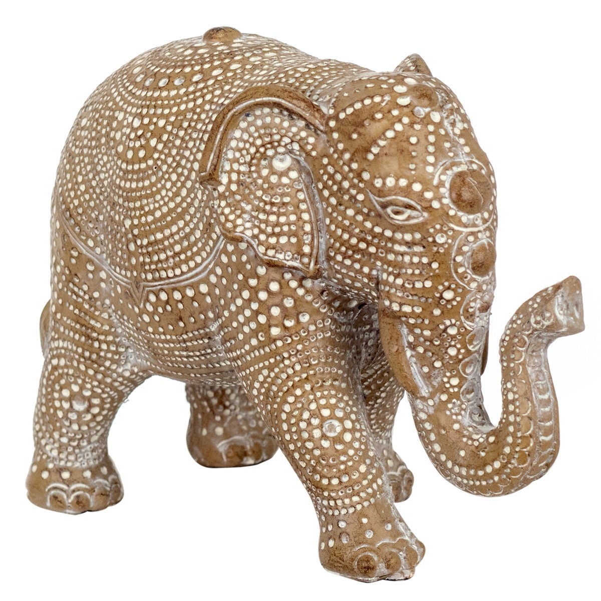 Signes Grimalt By SIGRIS - Figura Elefante Marrón de Resina, Figura de Elefante  Figuras De Resina Para Jardin Figura Resina Decoración 15x8x20cm