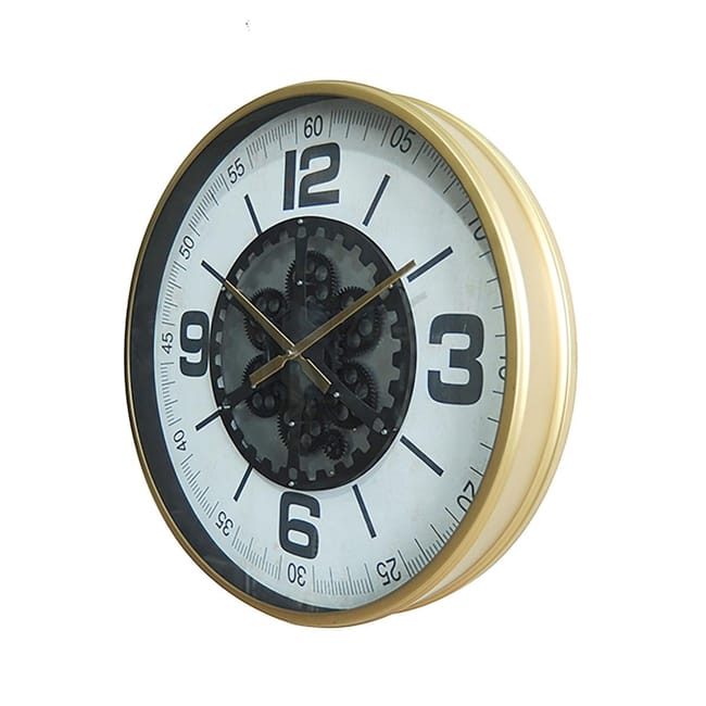 Signes Grimalt By SIGRIS Reloj Pared con mecanismo Blanco de Metal Y Cristal Reloj Reloj Vintage Pared Reloj Pared Vintage 60x9x60cm Leroy Merlin