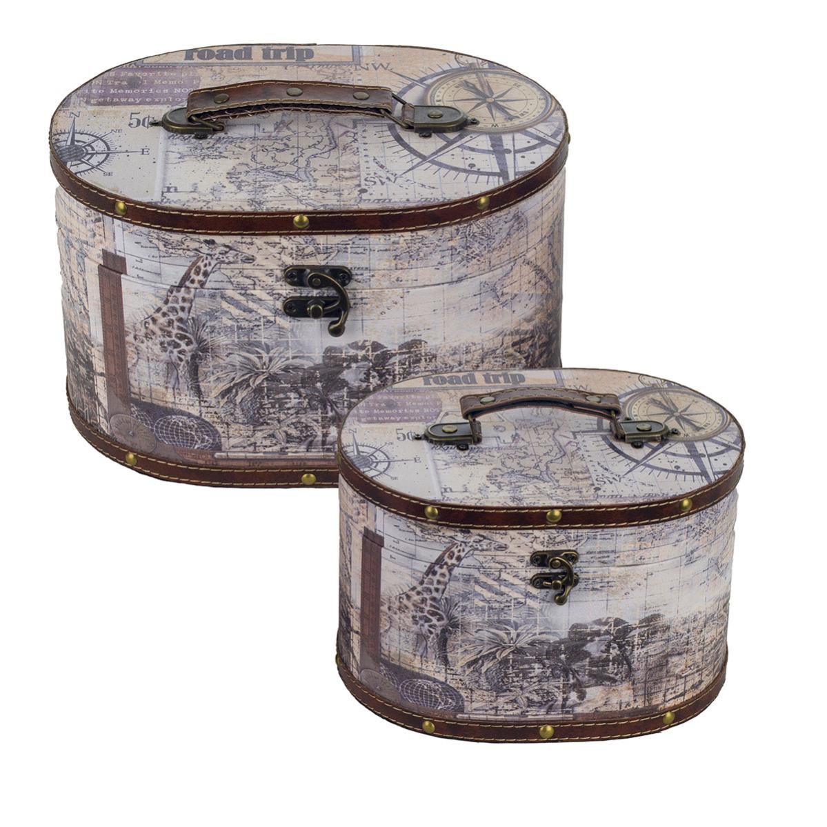 Caisse En Bois Vintage Noir Et Blanc 30x20x15cm - Déco Rustique - Rangement Vin, Plantes, Objets