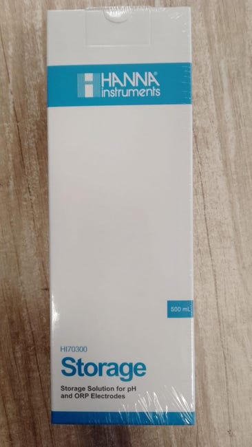 Hanna Instruments HI70300L Solution De Stockage Électrodes PH 500 Ml - Entretien Précis Laboratoire