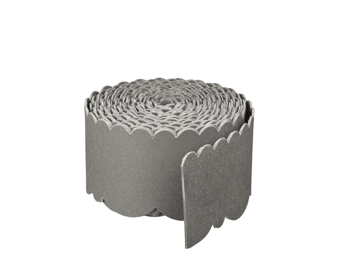 Recinzione Da Giardino In Plastica Grigia Effetto Pietra - 20 Pezzi | Bordatura Per Aiuole, Prati E Zone Verdi