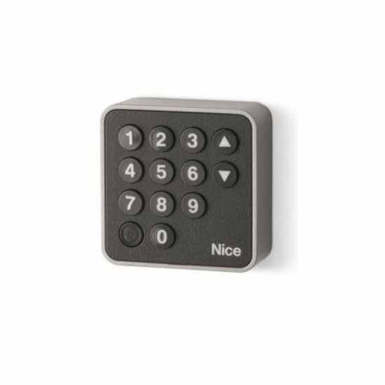 Tastiera Selettore BUS CXN Da Parete Per Controllo Accessi - 12 Tasti Retroilluminati, 25 Codici Programmabili, IP54, Colore Grigio