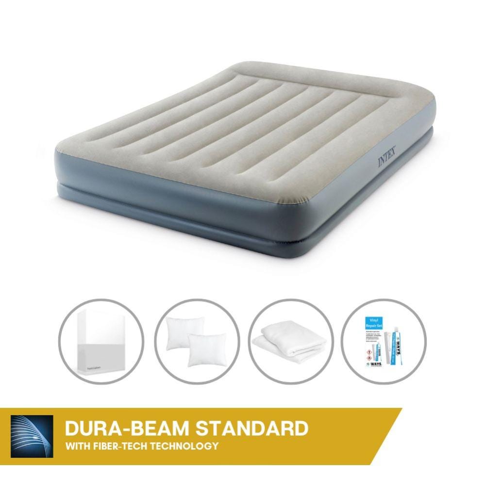 Matelas gonflable 2 personnes Intex bleu nuit Matelas gonflable 2 personnes Intex bleu nuit
