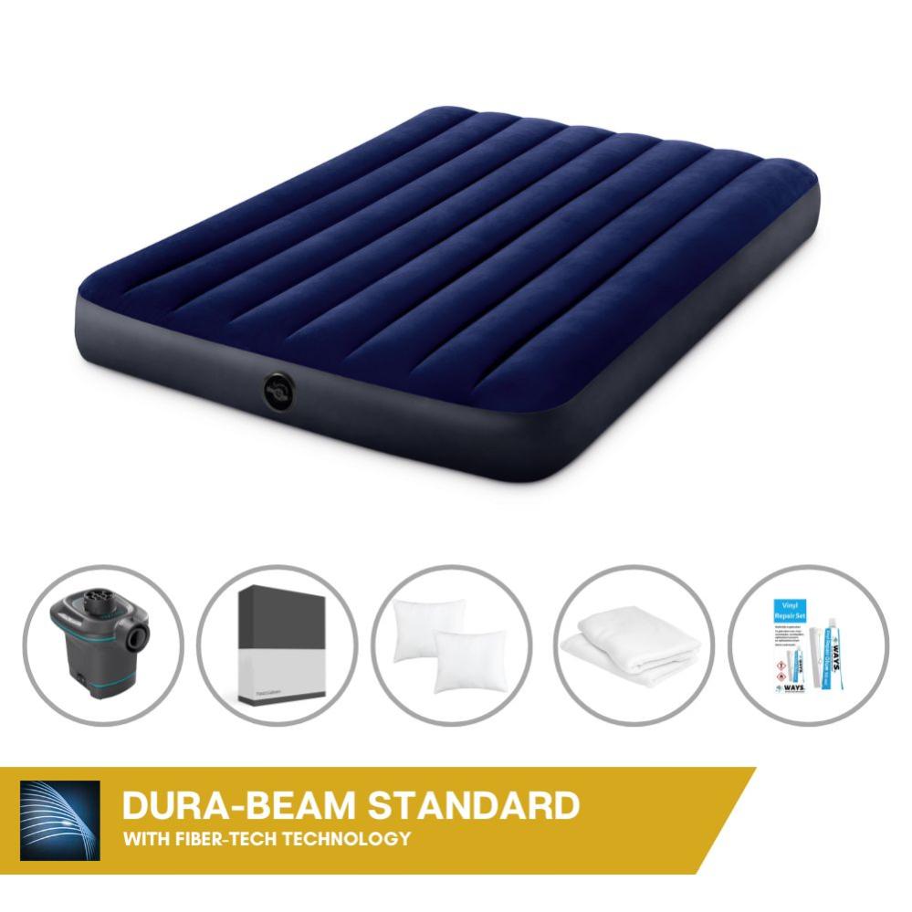 Matelas gonflable de camping 2 personnes, 200x140cm, Air comfort