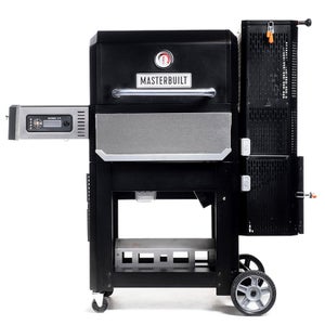 Barbecue BBQ au charbon et bois 100 cm grille INOX - Chariot