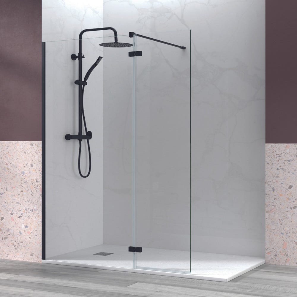 Mampara ducha Pantalla baño plegable puerta de Aica diferentes tamaños