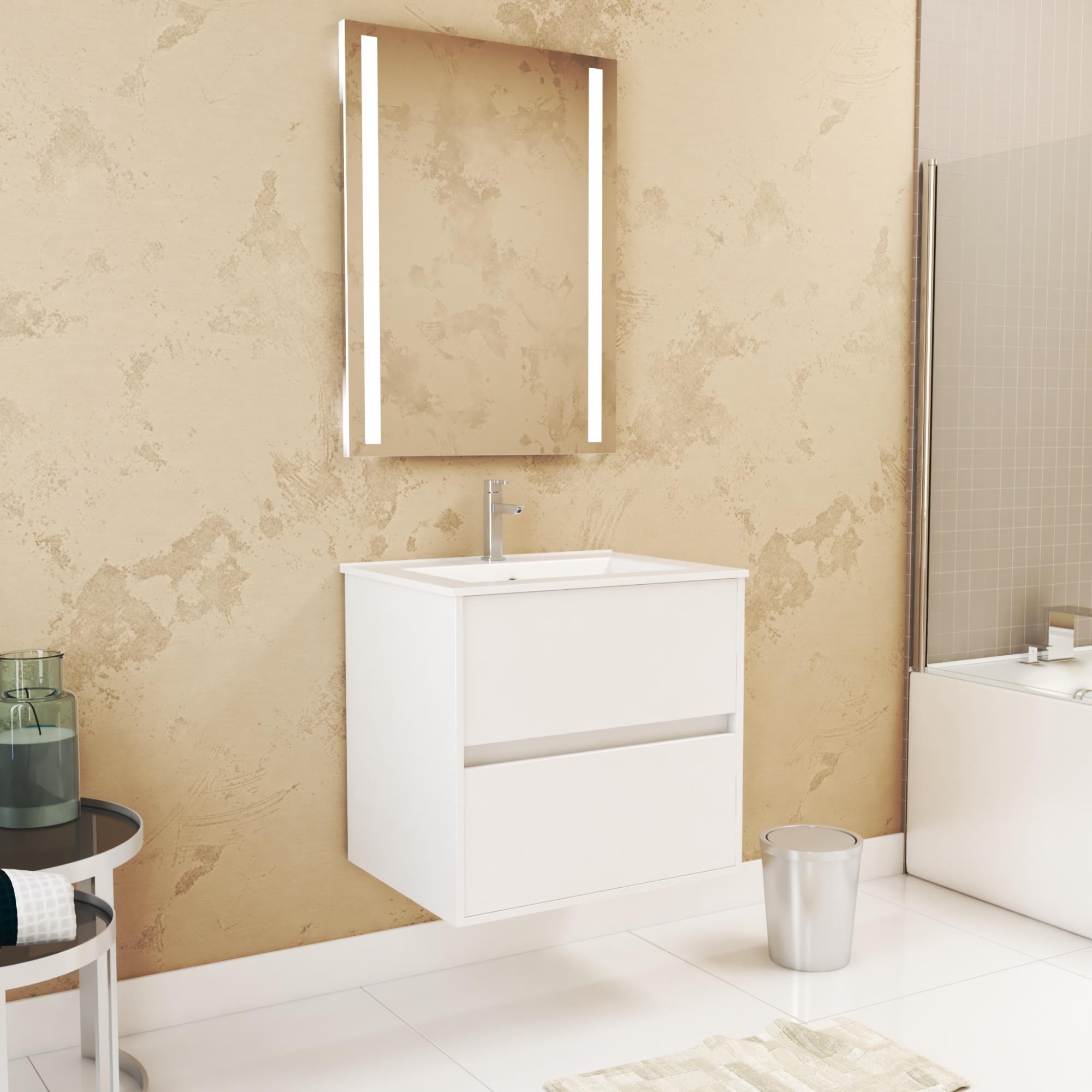 Mobile bagno da 60 cm con lavabo appoggio o incasso in offerta