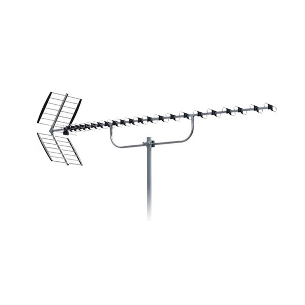 Antenne TV TNT Extérieure 36,5 DBI Connecteur F Filtre Préampli Actif 4G LTE 5G NR 700 800MHZ