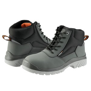 Bottes De Sécurité, Noir, Toile Enduite PVC, Taille 43