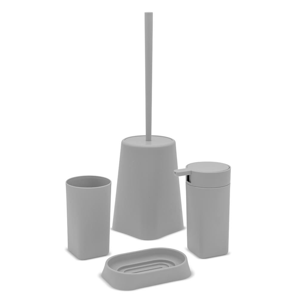 Set Mobili da Bagno 3 pz | Armadietto da Bagno Grigio Sonoma in Legno