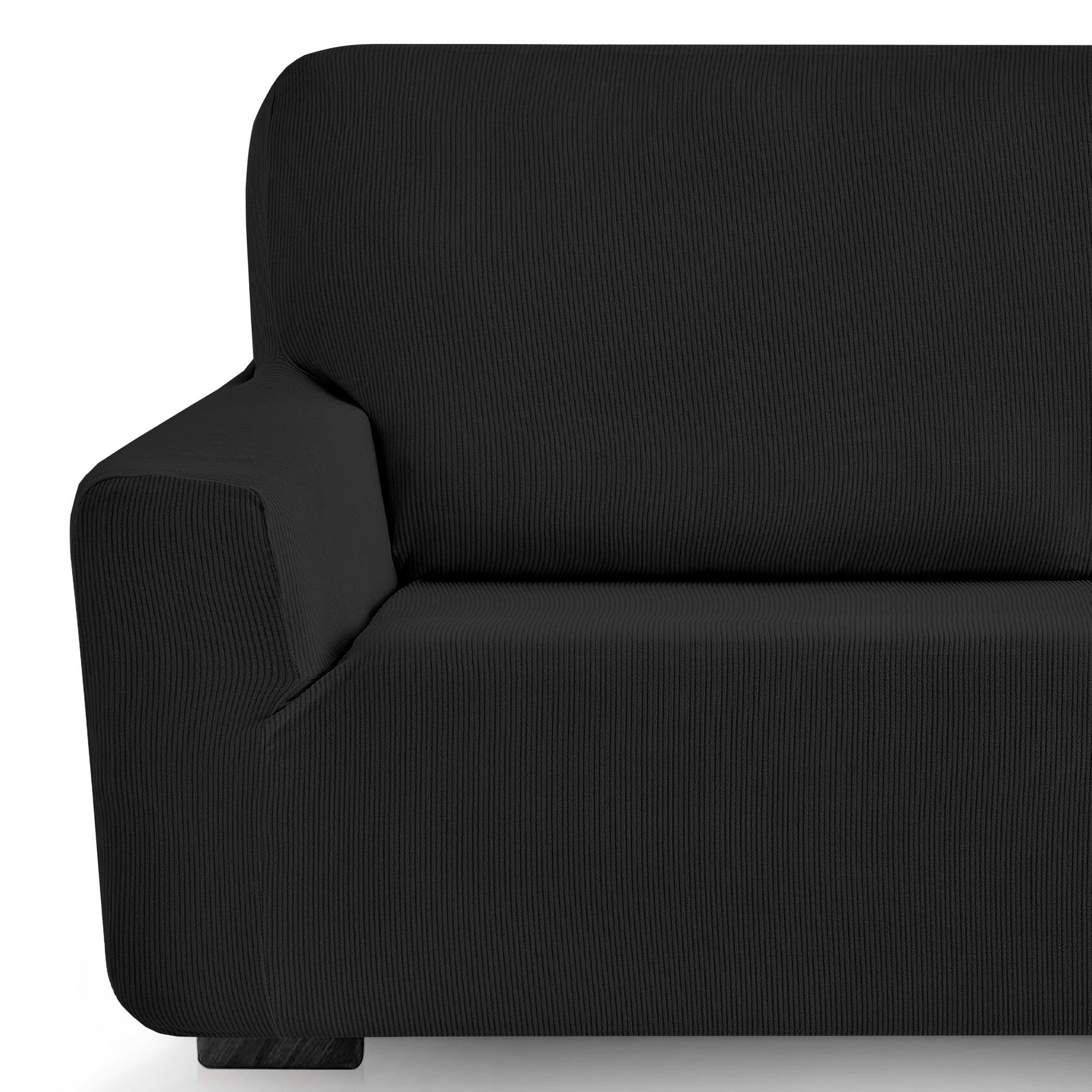 Funda de Sofa Elastica Milan. Negro 2 Plazas | Leroy Merlin