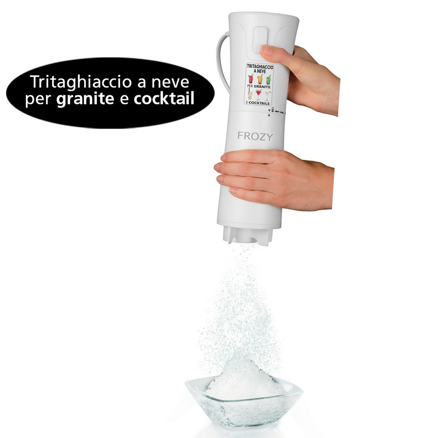 Tritaghiaccio Elettrico Macom - Per Granite E Cocktail, 30W, Bianco, 56 Decibel - Foto 9