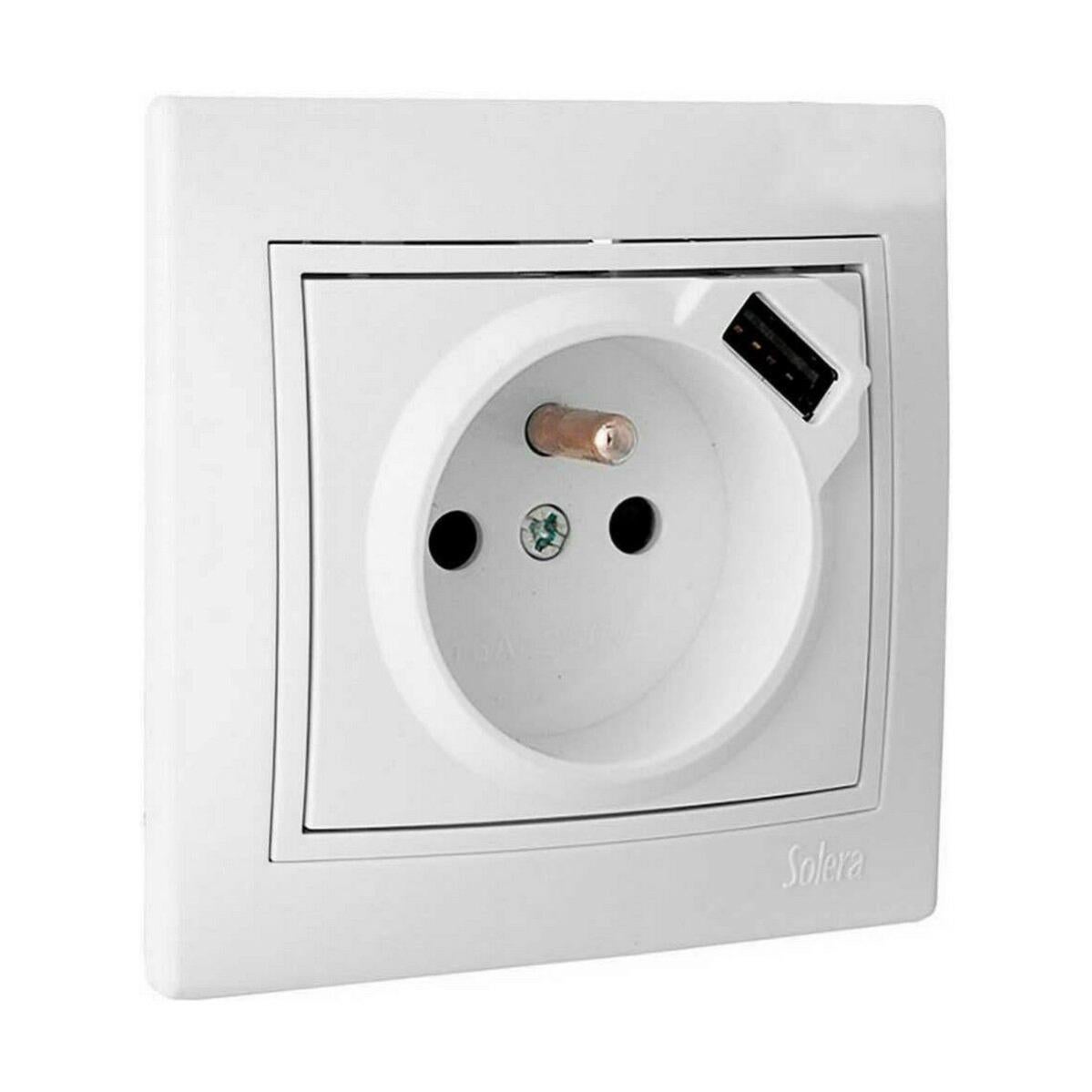 Solera 530 Presa Di Corrente Bipolare Da Incasso, 10A 250V, Colore S - 5