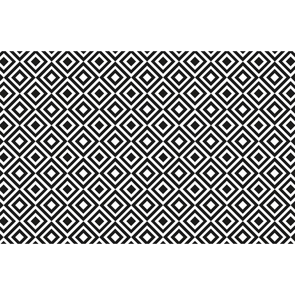 Nadie Metáfora Divertidísimo Alfombra de vinilo antideslizante Blanco y negro 150x230 cm | Leroy Merlin