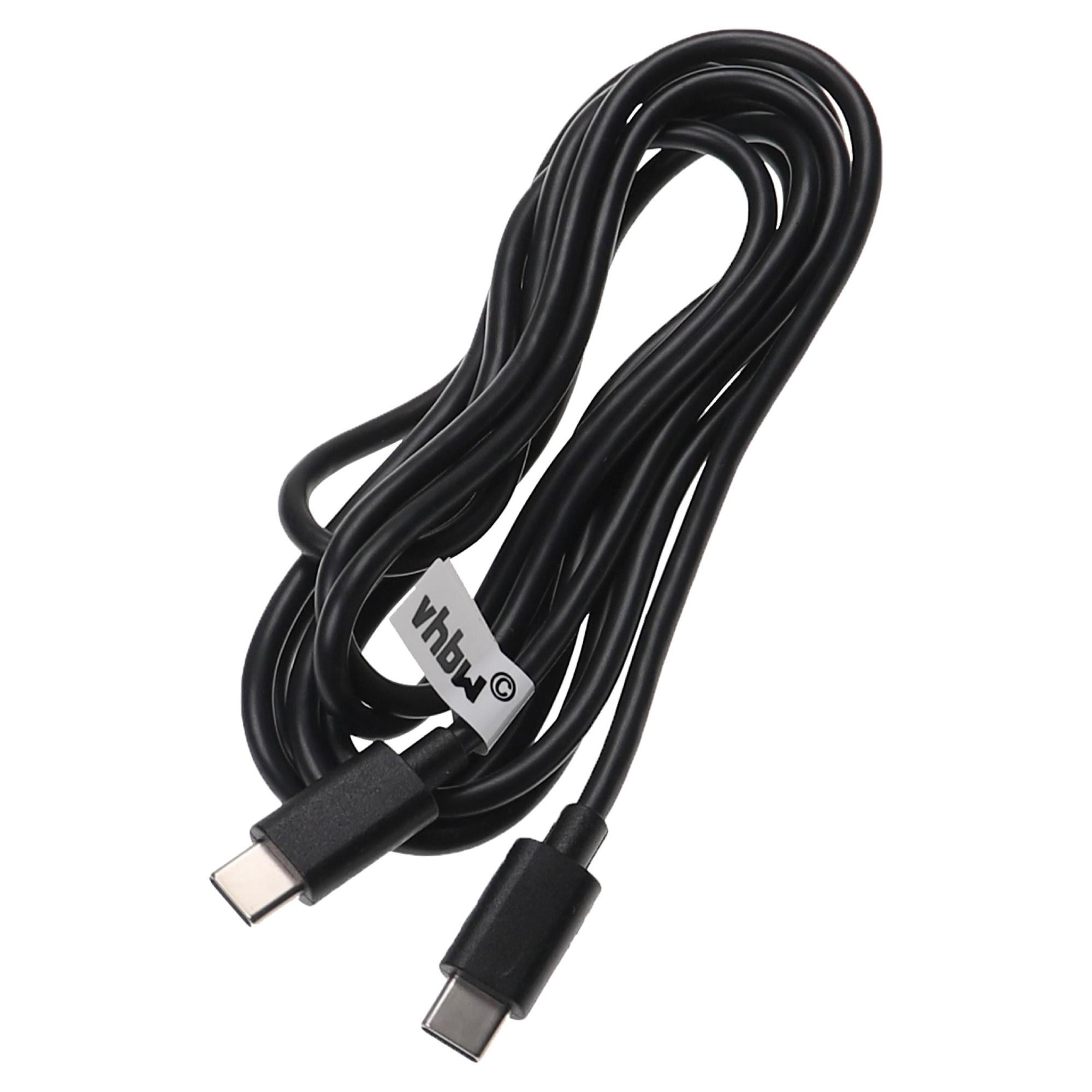 Vhbw Câble USB C de charge pour ordinateur portable, tablette, smartphone,  et autres - Câble USB C, 1 m, 3,0 A, 60 W, noir