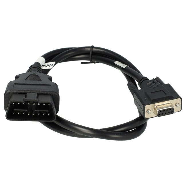 vhbw Câble adaptateur OBD2 pour appareil de diagnostic OBD adapté