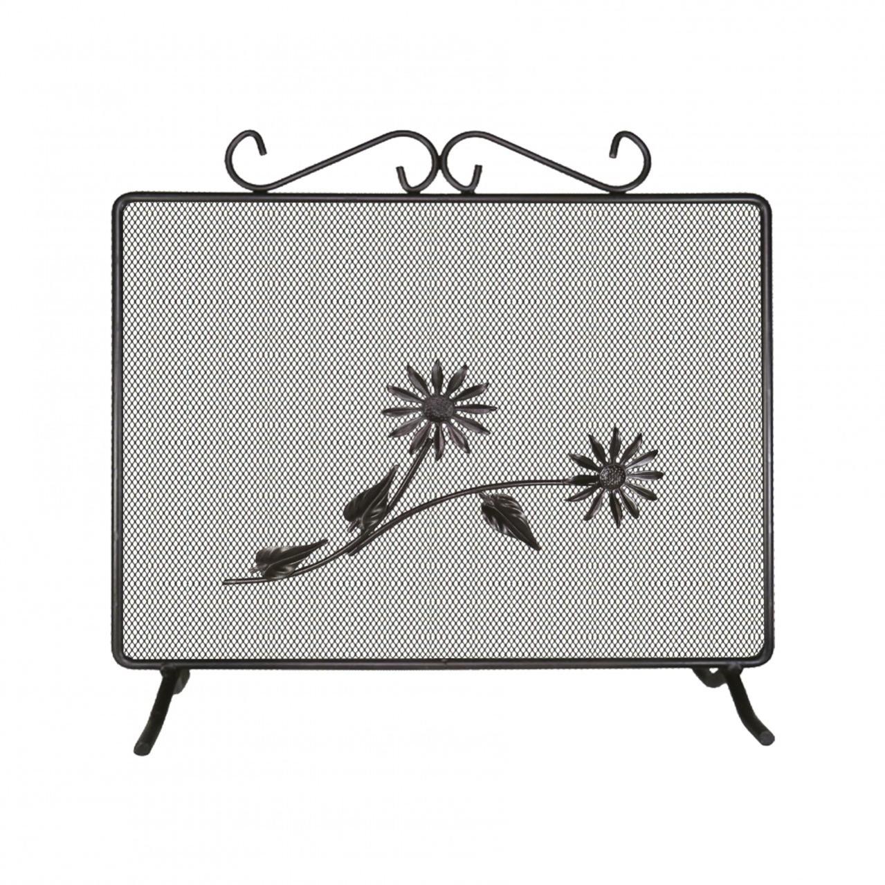 Parascintille Per Camino 60x90 Cm - Metallico Verniciato, Sicuro Ed Elegante - Foto 2