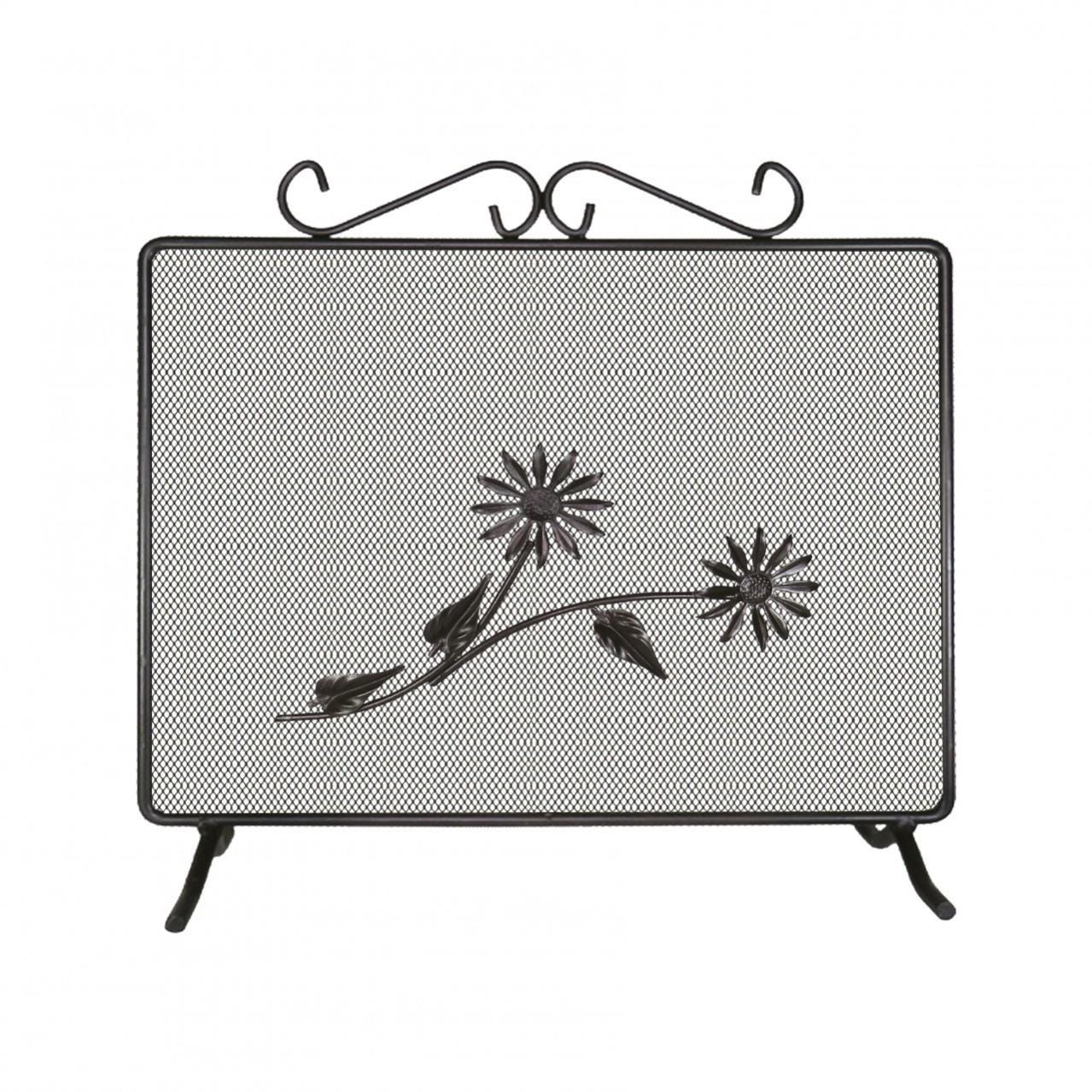 Parascintille Per Camino 60x90 Cm - Metallico Verniciato, Sicuro Ed Elegante - Foto 2