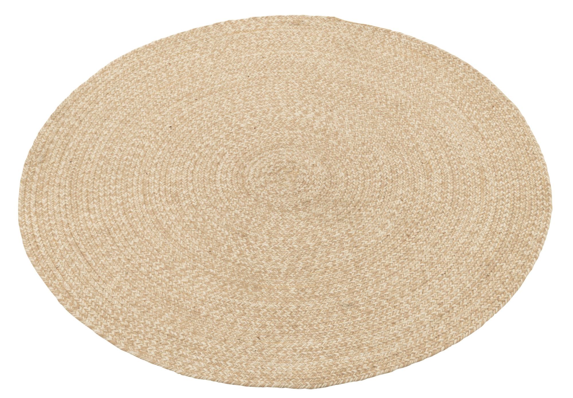 Tapis miami outdoor poly na/blanc 197x197x1cm Leroy Merlin