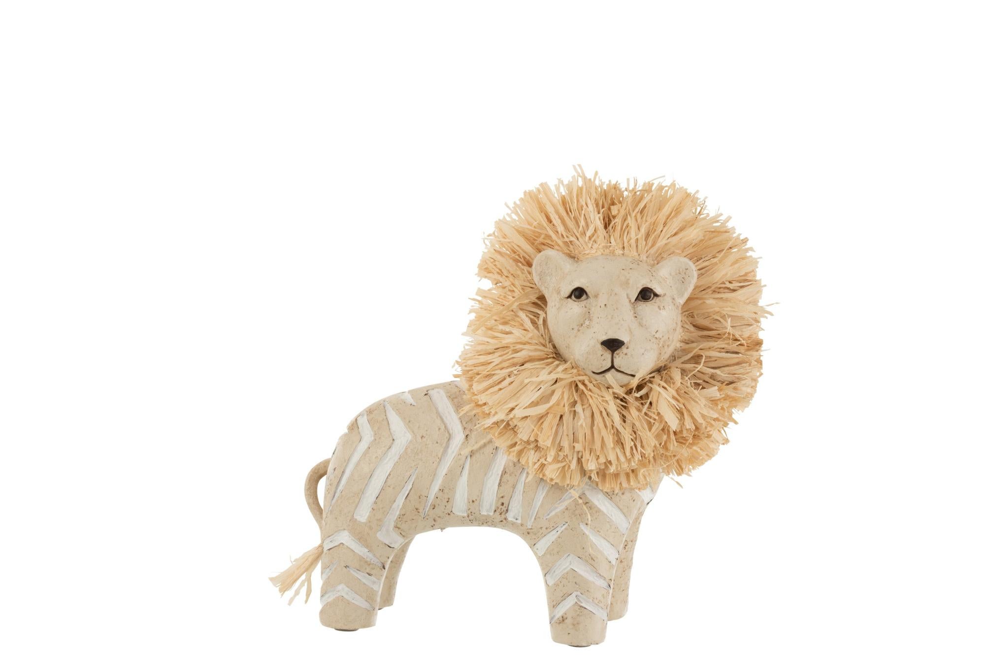 Patère Lions En Raphia Et Bois VERTBAUDET - 3 Crochets Décoratifs Pour Chambre Enfant
