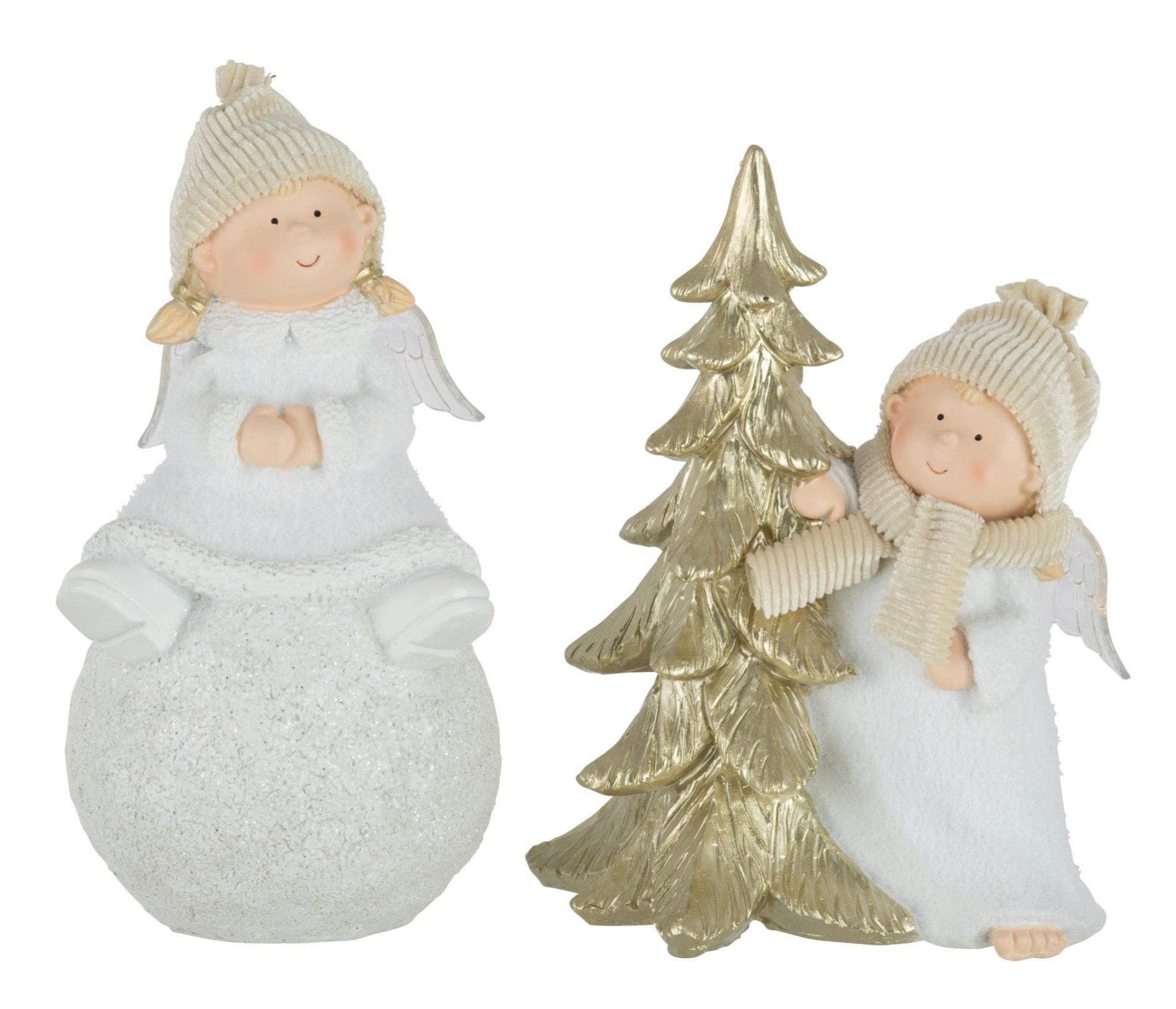 Ange led boule de neige sapin de noel blanc x2 H. 18cm | Leroy Merlin Ange led boule de neige sapin de noel blanc x2 H. 18cm | Leroy Merlin