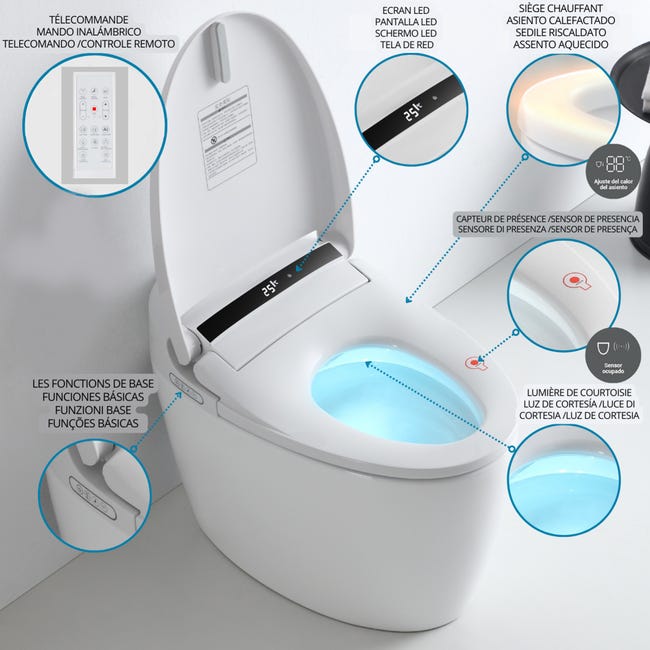 Cuvette wc automatique deals