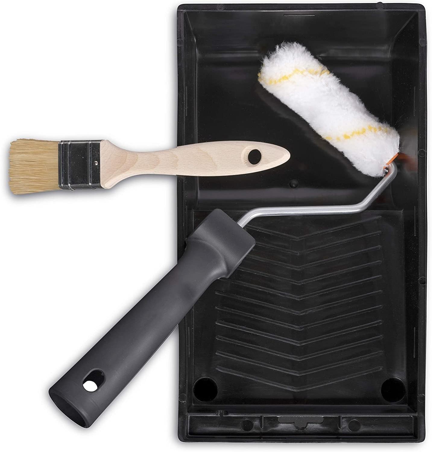 Tecpint Kit Enamel 2 Mini Rouleaux De Peinture Anti-Goutte Et Émaillage