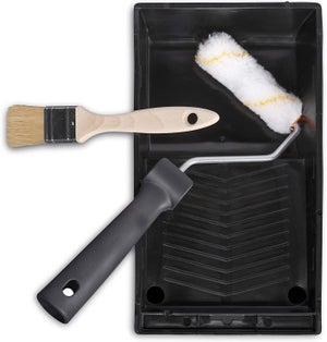 Brosse à rouleau de peinture propre outil de rouleau de coupe-bordure pour  la peinture à domicile, séparation des couleurs et rouleau en Latex de bord