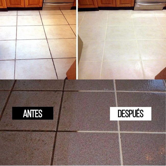 TECNOCLEAN JUNTAS de Tecno Prodist - Limpiador profesional de juntas de  baldosas, pavimentos, gresite y azulejos en baños - Transparente - 1 Litro