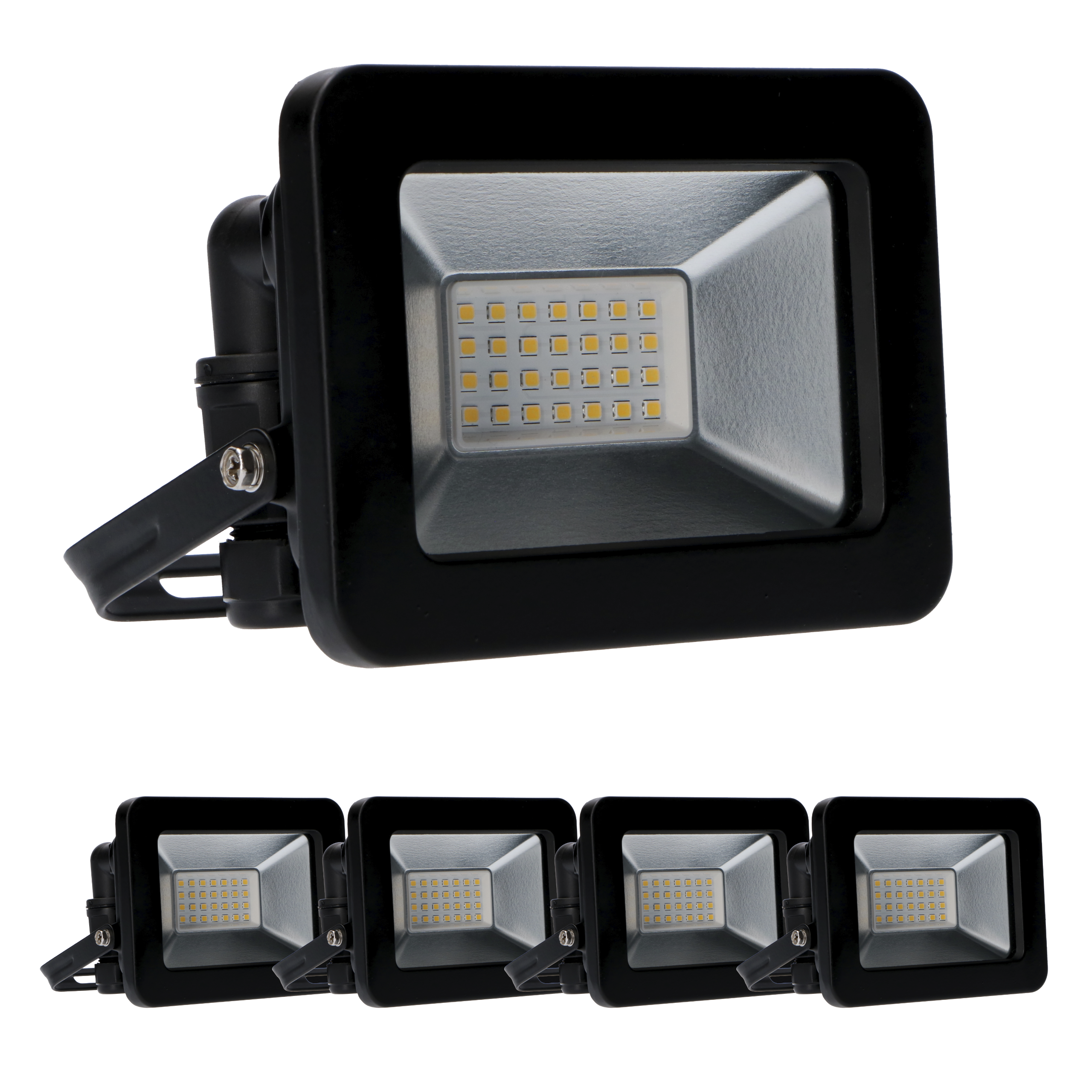 Foco Exterior Proyector De 20w Led 6500k Luz Fría Para Iluminación Ip65 con  Ofertas en Carrefour