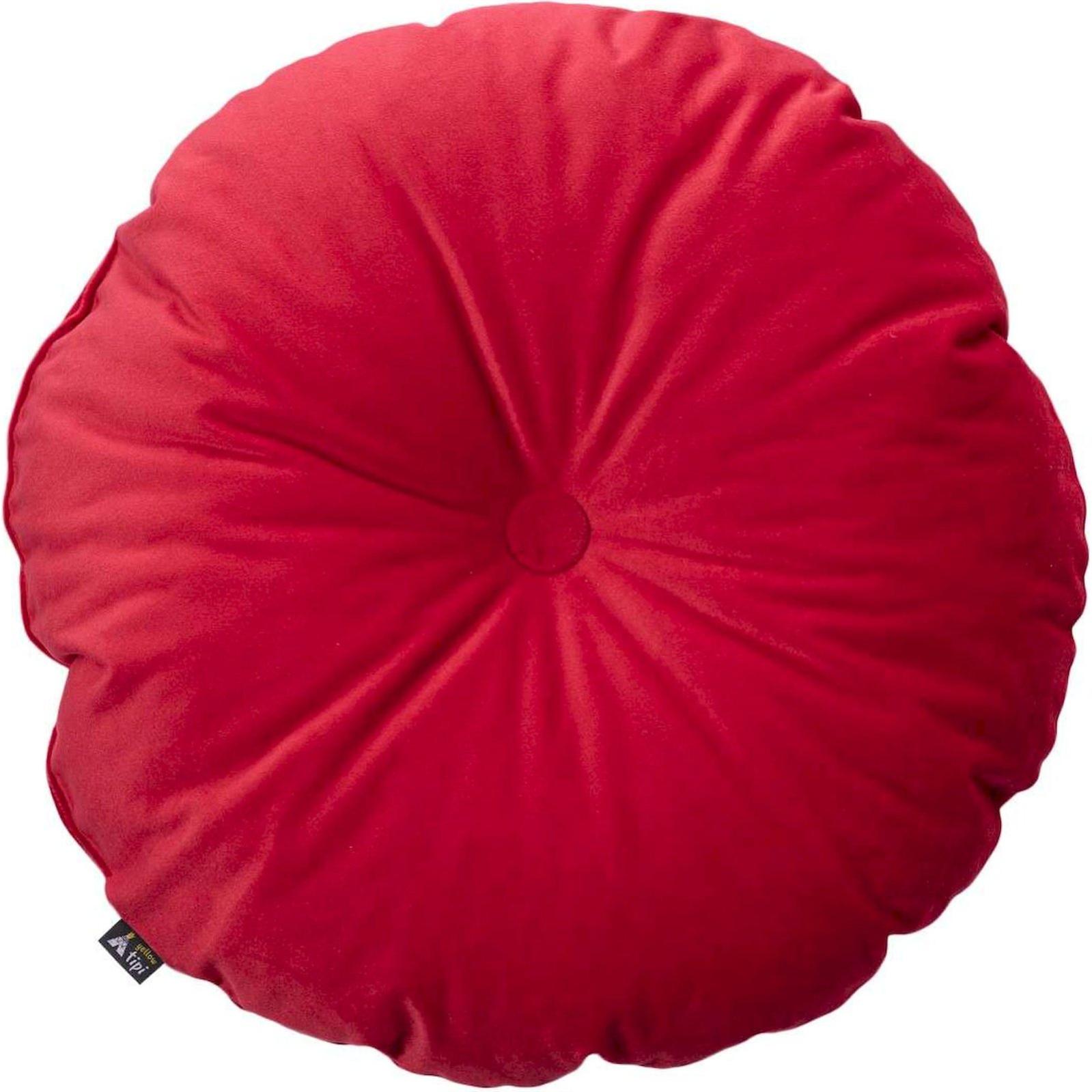 Oreiller Rond à Fleurs 35 Cm – Coussin Décoratif Volants Beige Doux Et Confortable Pour Canapé, Lit, Chaise, Sol Ou Voiture