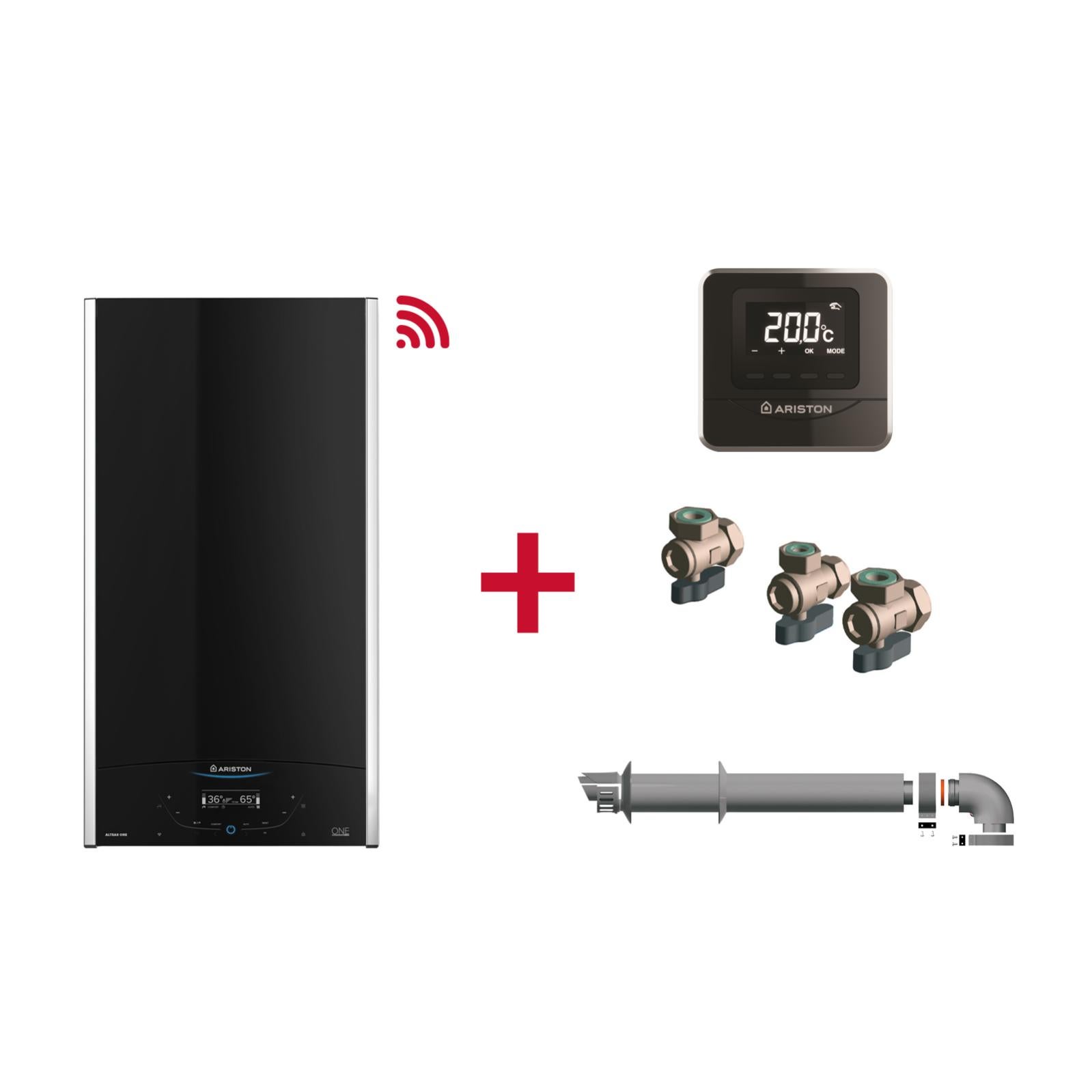 Termostato Nero Intelligente Per Scaldasalviette Elettrico