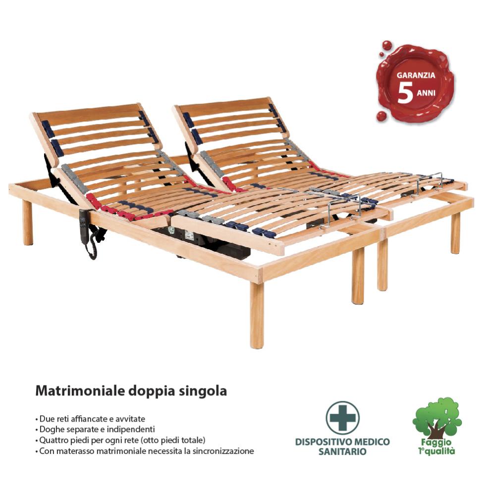 Memoryline Rete elettrica motorizzata Luxury Line con doppio